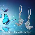 wholesale 925 Sterling Silver Abalone Shell Anchor Shape Dangle Drop Earrings for Women Girls Mom Daughter Gifts-0-5