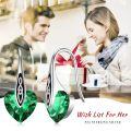 wholesale 925 Sterling Silver Heart Drop Earrings Wholesale With Cz And Celtic Design-0-4