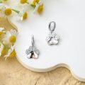 wholesale 925 Sterling Silver Cat Claw Pendant Drop Earrings for Women Girls  4cm Length-0-3