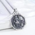wholesale 925 Sterling Silver St. Christopher Medal Cross Shield Religious Charm Men's Women's Pendant Necklace  s for Him Her Boys Girls Kids-0-4