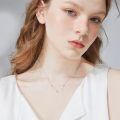 wholesale 925 Sterling Silver Dopamine Molecule Necklace-0-1