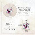 wholesale Sterling Silver Swarovski Crystal Infinity Butterfly Pendant Necklace-0-5
