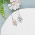 wholesale 925 Sterling Silver Tulip Dangle Drop Charm Earrings for Women Gifts-0-2