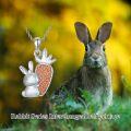 wholesale 925 Sterling Silver Rabbit Carrot Mouse Pendant Necklaces for Women Girls  (Set of 3)-0-1
