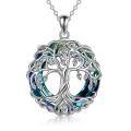 wholesale 925 Sterling Silver Tree Of Life Pendant Necklace-0-0