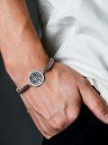 wholesale Sterling Silver St. Francis Bracelet  - Patron Saint of Animals Gift for Men & Women-0-5
