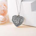 wholesale TOUPOP Heart Shaped Friendship Sisters Locket Necklace Always My Sister Forever My Friends Photo Locket Pendant Necklace Sterling Silver Family Tree Of Life Jewelry Christmas Gifts For Best Friend -0-3