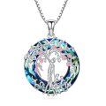 wholesale 925 Sterling Silver Tree Of Life Pendant Necklace-0-8
