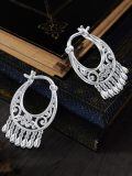 wholesale 925 Sterling Silver Elegant Teardrop Earrings Wholesale With Intricate Filigree Design-0-3