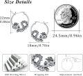 wholesale 925 Sterling Silver Dragon Shape Hoop Earrings for Women Girls Hypoallergenic -0-4