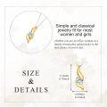 wholesale 14K Gold Round Cut Moissanite 3-Stone Wave Infinity Pendant Necklace for Women-0-4