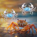 wholesale 925 Sterling Silver Turquoise Crab Stud Earrings for Women Sea Life  Ideas-0-4