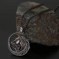 wholesale 925 Sterling Silver &  Celtic Knot Horse Head Pendant Necklace  Norse Viking Jewelry for Men Women Gifts-0-3