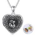 wholesale 925 Sterling Silver Locket Pendant With Photo Insertion-0-0