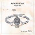 wholesale 925 Sterling Silver St Michael Archangel Protection Charm Bracelet for Women and Men-0-4