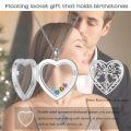 wholesale S925 Sterling Silver Tree of Life Floating Locket Necklace with DIY Birthstones Set – Heart Charm Pendant, Double-Sided Glass, Adjustable Chain, Hypoallergenic, Gift Box Included-0-3