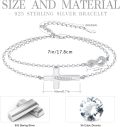 wholesale  Sterling Silver Cross Infinity Bracelet with Stones Faith Jewelry Gift for Women Mom -0-18