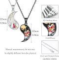 wholesale 925 Sterling Silver Christmas Couple's Yin Yang Pendant Necklaces-0-1