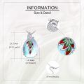 wholesale 925 Sterling Silver Peacock Pendant With Enamel And Crystal Accents-0-2