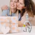 wholesale 925 Sterling Silver Family Love Charm Bracelet Wholesale for Daughter Mother Lover - Birthday Valentine's Day Gifts-0-126