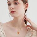 wholesale 925 Sterling Silver Pomegranate Pendant Necklace-0-1
