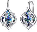 wholesale 925 Sterling Silver Dangle Earring with Deer and Shell Design-0-0