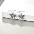 wholesale 925 Sterling Silver Dragon Drop Earrings for Women and Girls-0-3