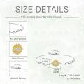 wholesale 925 Sterling Silver Sunflower Bracelet for Women Infinity Link Graduation Jewelry-0-3