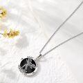 wholesale 925 Sterling Silver Saint Michael Archangel Abalone Shell Pendant Necklace-0-8