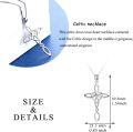 wholesale 925 Sterling Silver Celtic Knot Cross Pendant Necklace Irish Infinity Love Heart  for Women Girls-0-2