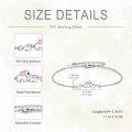wholesale 925 Sterling Silver Elephant Family Charm Bracelet with Pink Stones for Women-0-4