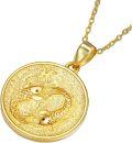 wholesale Gold 925 Sterling Silver Pisces Zodiac Sign Pendant Necklace for Women-0-0