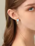 TOUPOP Sterling Silver Moonstone Butterfly Stud Earrings Dainty Jewelry Gifts-0-4