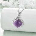 wholesale 925 Sterling Silver Moonstone Lapis Larimar Moss Agate Teardrop Filigree Pendant-0-77
