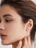 wholesale Daisy Earrings For Women 925 Sterling Silver Hoop Earrings Daisy Earrings Flower Jewelry Birthday Chrismas Gifts For Her Women Daughter Friends -0-2