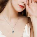 wholesale Sterling Silver Gemstone Pendant Necklace for Women Fine Jewelry Gift-0-42