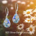 wholesale 925 Sterling Silver & Abalone Daisy Dangle Earrings – Hypoallergenic, Exquisite Daily Wear Jewelry, 0.4-1.22 Inch, Gift Box, 30-Day Returns-0-2