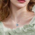 wholesale 925 Sterling Silver Tree Of Life Moonstone Necklace-0-1