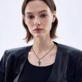 wholesale 925 Sterling Silver Hands Of Prayer Cross Necklace-0-2