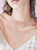 wholesale 14K Gold Cubic Zirconia Infinity Pendant Necklace for Women-0-2
