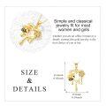 wholesale 14k Gold Honeycomb Bee Pendant Necklace With Lab Diamond-0-4
