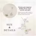 wholesale 925 Sterling Silver Honeycomb & Bee Charm Lariat Y-Necklace with CZ Stones and Gold Plated Wings (18+2 Extender)-0-4
