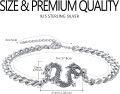 wholesale 925 Sterling Silver Dragon Bracelet for Men - Bold Viking Biker -0-5