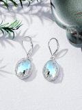 wholesale 925 Sterling Silver Moonstone Fairy and Cat Drop Earrings Fantasy s for Women-0-1