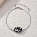 wholesale 925 Sterling Silver Moonstone Bracelet Wholesale With Adjustable Chain And Clasp-0-19