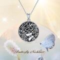 wholesale 925 Sterling Silver Butterfly Mother Daughter Pendant Necklaces - Cute s for Women-0-1