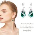 wholesale 925 Sterling Silver Birthstone Drop Dangle Earrings for Women Gifts-0-5