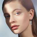 wholesale 925 Sterling Silver Turquoise Stone Feather Drop Dream Catcher Earrings for Women and Girls-0-3
