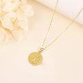 wholesale 14K Gold Tree Of Life Sun Evil Eye Pendant Necklace For Women Girl's Gift Jewelry Accessories-0-3