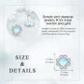 wholesale 925 Sterling Silver Earrings Wholesale With Blue Gemstone-0-2